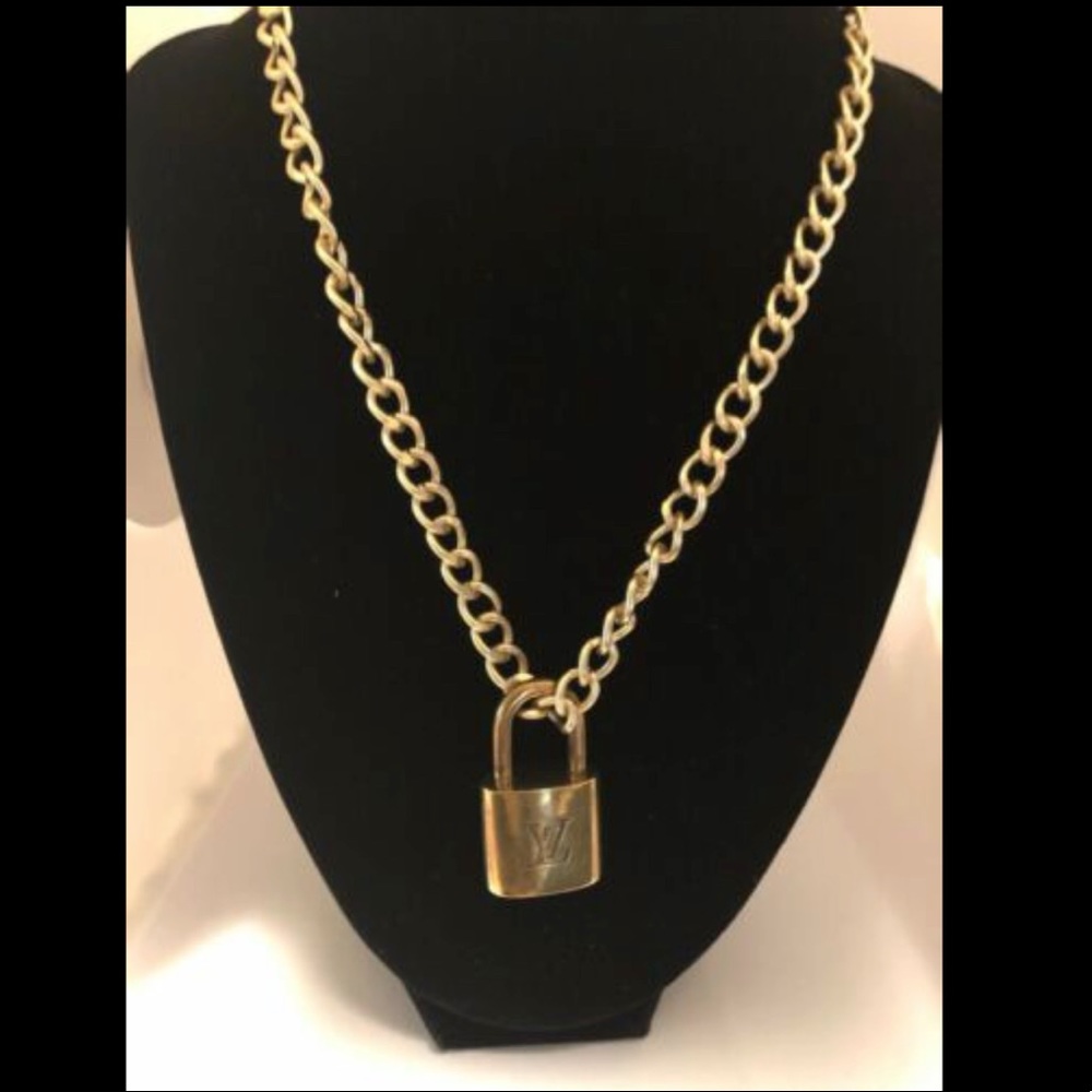 Louis Vuitton Lock Necklace AUTHENTIC